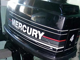 Продам отличный лодочный мотор MERCURY 4, со встроенным баком,из Японии, нога S (381мм),