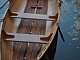 Деревянная гребная лодка