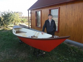 Деревянная гребная лодка Дори “Глостерская Чайка”
