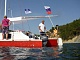 Парусно-моторный тримаран "Тритон"