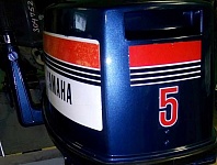отличный лодочный мотор YAMAHA 5, нога S(381 мм), из Японии