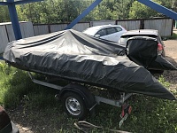 Моторная лодка Badger DL 430 мотор ямаха 30 л.с. С прицепом