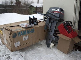 Лодочный мотор YAMAHA 8 Лодочный мотор YAMAHA 8